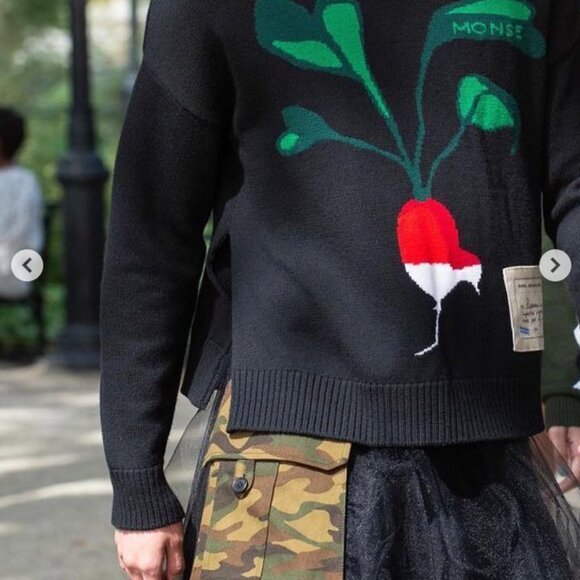 Oversized MOMSE fine merino wool sweater Size M/L NEW - Picture 9 of 9